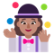 Woman Juggling- Medium Skin Tone emoji on Microsoft